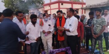 कोटा तहसील साहू संघ के द्वारा आज केंद्र नवागांव में युवा प्रकोष्ठ का गठन किया गया