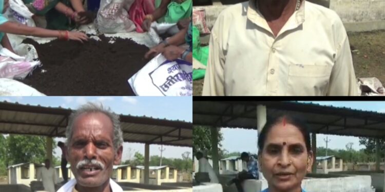 गोठानों से खुले तरक्की और खुशहाली के रास्ते जैविक खाद बेचकर समूह महिलाओं ने की लाखों की आमदनी*