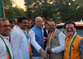 प्रियंका जी के समक्ष भूपेश बघेल की उपस्थिति में कोटा के छत्तीसगढ़ जनता कांग्रेस जोगी के वरिष्ठ पदाधिकारियों ने कांग्रेस का दामन थामा