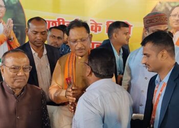 करगी रोड कोटा यशस्वी मुख्यमंत्री छत्तीसगढ़ विष्णु देव साय जीके निज निवास पहुना में जन्मदिन की बधाई शुभकामनाएं दी