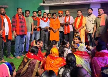 विहिप ने राम भक्तो का किया सम्मान गुरुघासीदास उप नगर के साथ 4 खंड समिति की रचना*