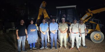 *ज़िला प्रशासन व पुलिस का संयुक्त ‘’ऑपरेशन प्रहार विरुद्ध रेत माफिया