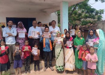 करगी रोड कोटा वार्ड नंबर 1 सूदन मोहल्ला भारतीय जनता पार्टी लोकसभा प्रत्याशी तोखन साहू का प्रचार कमल छाप को जिताना है