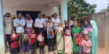 करगी रोड कोटा वार्ड नंबर 1 सूदन मोहल्ला भारतीय जनता पार्टी लोकसभा प्रत्याशी तोखन साहू का प्रचार कमल छाप को जिताना है