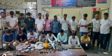 जुआ खेलने वालो पर बिलासपुर पुलिस का प्रहार थाना कोटा क्षेत्र में हुई कार्यवाही 