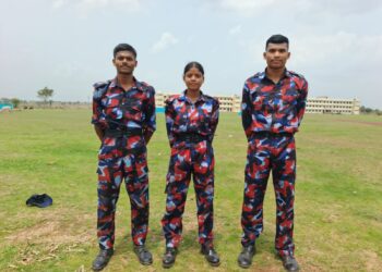 सीवीआरयू के तीन एनसीसी कैडेट्स का दिल्ली थल सैनिक कैंप के लिए चयन*