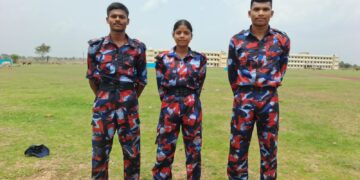 सीवीआरयू के तीन एनसीसी कैडेट्स का दिल्ली थल सैनिक कैंप के लिए चयन*