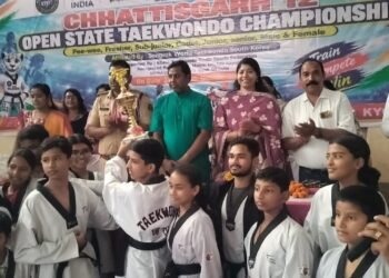 *12वीं राज्य स्तरीय ताइक्वांडो प्रतियोगिता में रायगढ़ बना ओवरऑल चैंपियन, बिलासपुर को मिला दूसरा स्थान*