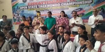 *12वीं राज्य स्तरीय ताइक्वांडो प्रतियोगिता में रायगढ़ बना ओवरऑल चैंपियन, बिलासपुर को मिला दूसरा स्थान*